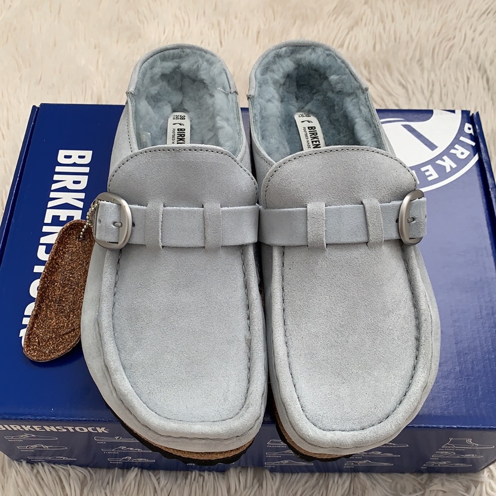 birkenstock buckley genuine shearling mule - Picture 12 of 14